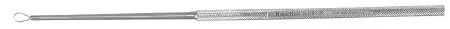 MeisterHand – Ear Curette Billeau 6-1/2 Inch Length Round Knurled Handle Size 2 Tip Flexible Oval Loop Tip – MH19-316