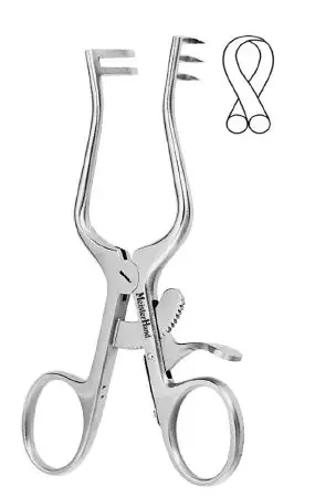 MeisterHand – Retractor Self Retaining 4 Inch Length OR Grade – MH11-600