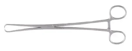 MeisterHand – Tenaculum Forceps Schroeder 10 Inch Length Surgical Grade German Stainless Steel NonSterile Ratchet Lock Finger Ring Handle Curved 1 X 1 Atraumatic Prongs – MH30-966ATR
