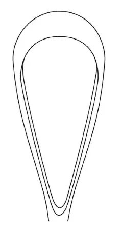 MeisterHand – Uterine Curette Sims 11 Inch Length Hollow Handle with Grooves Size 4 Tip Sharp Teardrop Loop Tip – MH30-1205-4