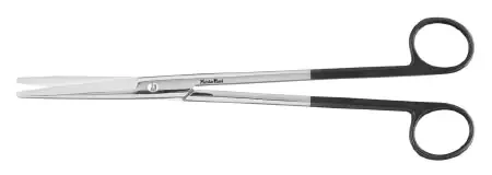 MeisterHand SuperCut – Dissecting Scissors Mayo 9 Inch Length Surgical Grade Stainless Steel NonSterile Finger Ring Handle Straight Blunt Tip / Blunt Tip – MH5-SC-128