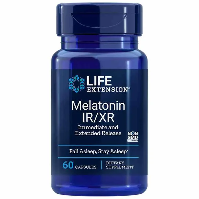 Melatonin IR/XR, 60 capsules