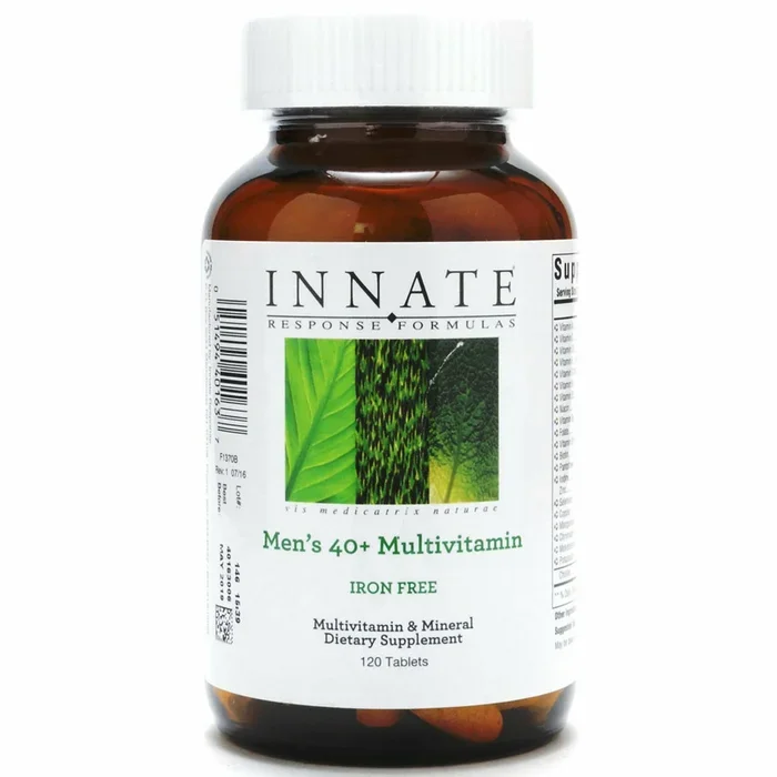 Men’s 40+ Multivitamin Iron Free 120 tabs by Innate Response