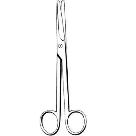 Merit – Dissecting Scissors Mayo 6-3/4 Inch Length Office Grade Pakistan Stainless Steel NonSterile Finger Ring Handle Straight Blunt Tip / Blunt Tip – 97-321