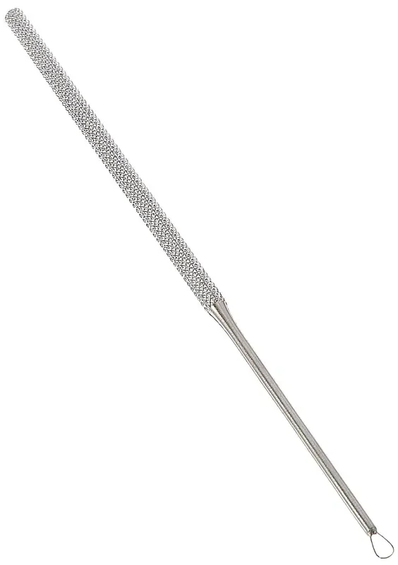 Merit – Ear Curette Billeau 6-1/2 Inch Length Round Handle Small Tip Flexible Oval Loop Tip – 96-2249M