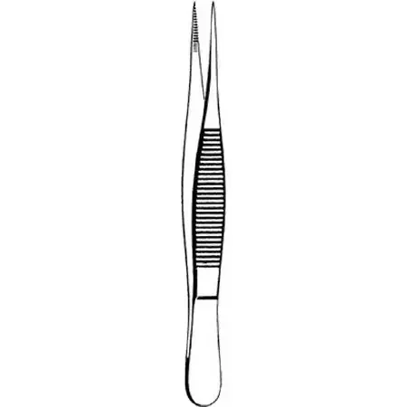 Merit – Splinter Forceps 3-1/2 Inch Length Mid Grade Stainless Steel NonSterile NonLocking Thumb Handle Straight Pointed Tip – 97-777