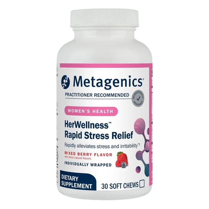 Metagenics, HerWellness™, Rapid Stress Relief, 30 Softgels