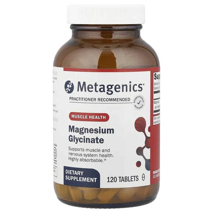 Metagenics, Mag Glycinate 100 mg, 120 Tablets