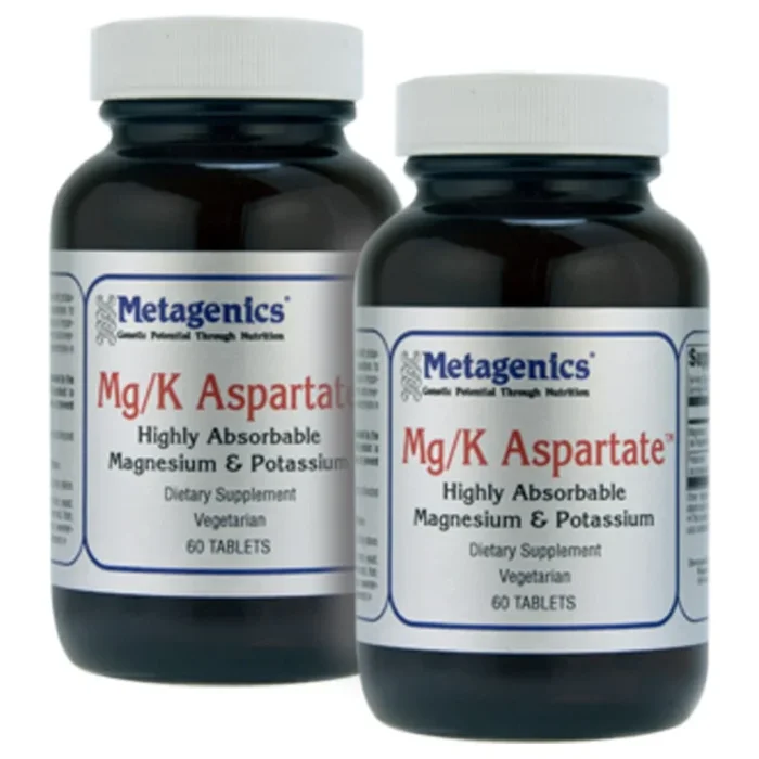 Metagenics Mg/K Aspartate Magnesium and Potassium 60 Tablets – TwinPak