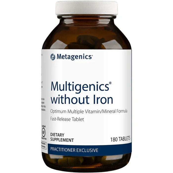 Metagenics Multigenics? Without Iron ? Optimum Multiple Vitamin/Mineral Formula Fast-Release Tablet ? 30 Servings