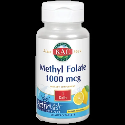 Methyl Folate 1,000 mcg Lemon KAL K33266