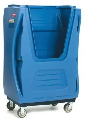 MetroTrux – Bulk Security Linen Truck Without Shelves 600 lbs. Weight Capacity Polymer 4 Swivel Casters – TX48A-BULK