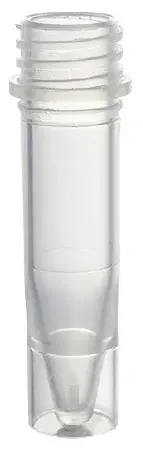 Micrewtube – Microcentrifuge Tube Skirted Bottom Plain 12.8 X 44 mm 1.5 mL Without Color Coding Screw Cap Polypropylene Tube – T341-4TLST