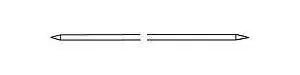 Micro-Aire – Orthopedic Wire K-Wire Double Trocar Points NonSterile 0.045 X 9 Inch – 1600-945NS