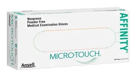 Micro-Touch Affinity – Exam Glove X-Large NonSterile Polychloroprene Standard Cuff Length Textured Fingertips Green Chemo Tested – 3774