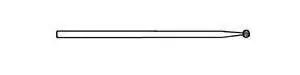 MicroAire – Bur 2 mm Diameter Carbide Round Tip – ZB-224