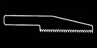 MicroAire Surgical Instruments – General Purpose Blade Reciprocating Saw Blade Small Stainless Steel Sterile – ZR-120