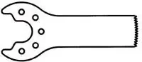 MicroAire Surgical Instruments – General Purpose Blade Sagittal Saw Blade Small Stainless Steel Sterile – ZS-338