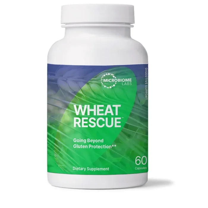 Microbiome Labs, Wheat Rescue, 60 Capsules