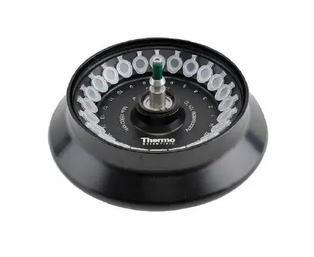 MicroClick – Microtube Rotor 24 X 2 mL, 16,000 rpm Max. Speed, 505 K Factor, 11 X 45 mm Tube, 45° Angle, 24,372 x g Max. RCF, 85 mm Radius For Thermo Scientific Sorvall ST 8, Heraeus Megafuge 8 and SL 8 Centrifuges – 75005715