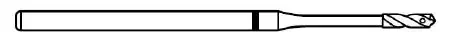 MicroPower/ Micro100 – Micro Bur 1.5 mm Diameter Stainless Steel Wire Pass Straight – 00509124800