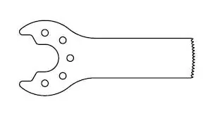 MicroPower Micro100 – Saw Blade Sagittal Sterile Fine Tooth – 00502313800
