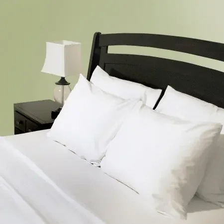 Microtex – Bed Sheet Flat Sheet 66 X 104 Inch White / White Hem Microfiber Reusable – 20MF-66104