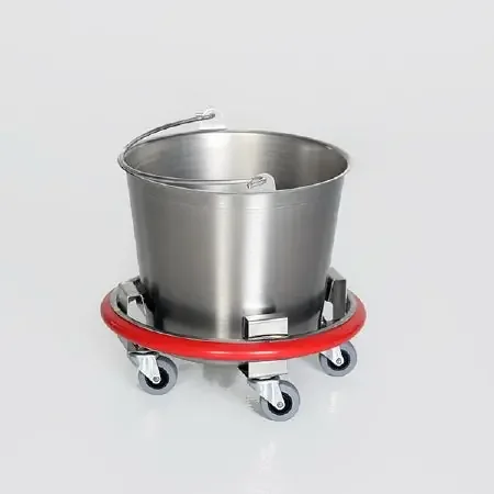 Mid Central Medical – Kick Bucket 12 Quart Silver – AM-MCM540