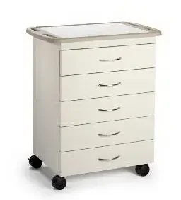 Midmark – Mobile Treatment Cabinet 18 X 27 X 33 Inch Venus Silver 4 Inch – M51B.804.SEB