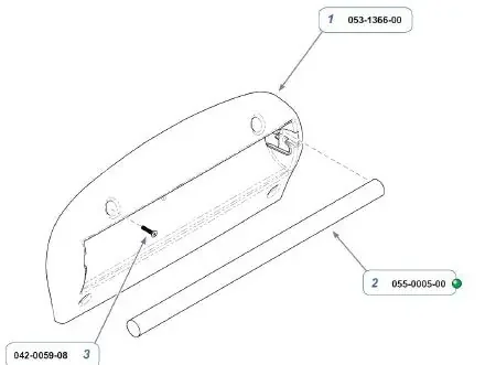 Midmark – Paper Dowel Midmark and Ritter Soft Touch Tops 100, 104, 404, 203, 95, 222, and 223 – 055-0005-00