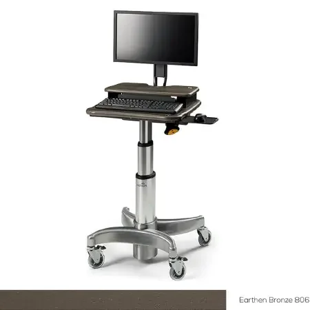 Midmark – Workstation Secure Laptop Workstation with Mouse Tray Without Drawers Without Shelves – 6219-001-806