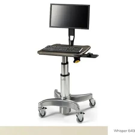 Midmark – Workstation Secure Laptop Workstation with Mouse Tray Without Drawers Without Shelves – 6218-001-649