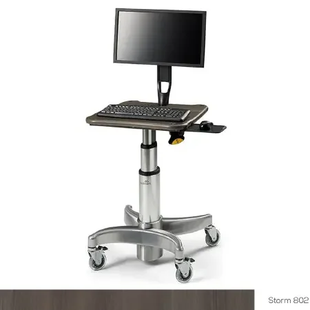 Midmark – Workstation Secure Laptop Workstation with Mouse Tray Without Drawers Without Shelves – 6218-001-802