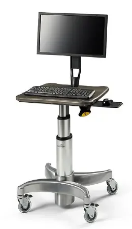 Midmark – Workstation Secure Laptop Workstation with Mouse Tray Without Drawers Without Shelves – 6218-001-793