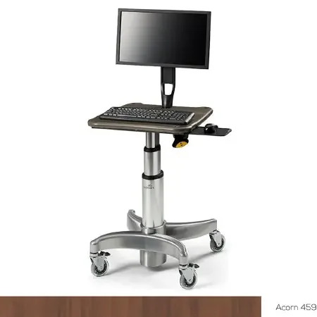 Midmark – Workstation Secure Laptop Workstation with Mouse Tray Without Drawers Without Shelves – 6218-001-459