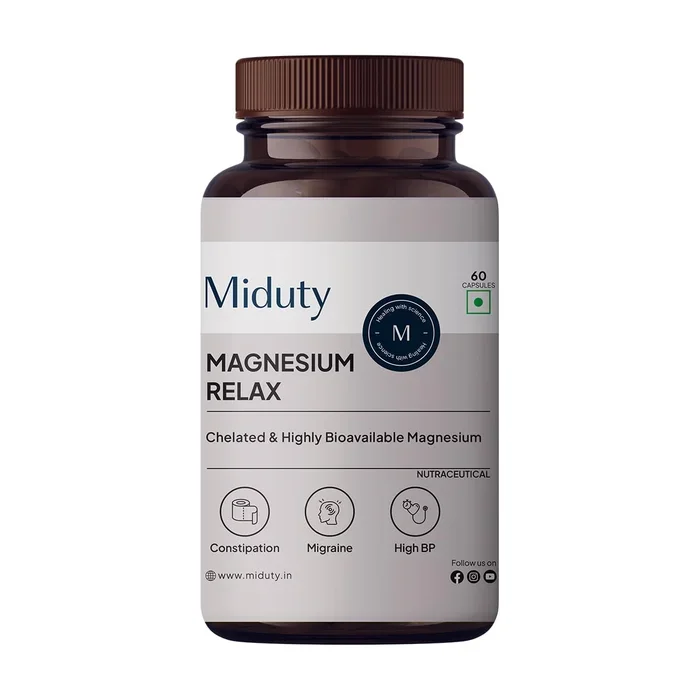 Miduty Magnesium Relax Capsule – 60 Capsules * Med Horizon Net
