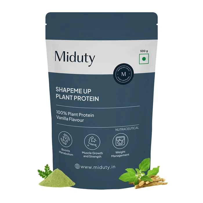 Miduty Shape Me Up Plant Protein Powder – 500 GM