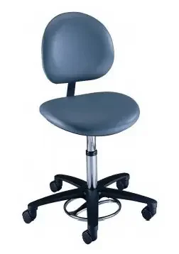 Millennium Series – Surgeon Stool Contoured Backrest Pneumatic Height Adjustment 5 Casters – 21435BA-PR51