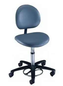Millennium Series – Surgeon Stool Pneumatic Height Adjustment 5 Casters Gun Metal – 21340-22
