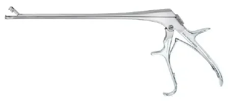 Miltex – Biopsy Forceps Baggish 7-3/4 Inch Length OR Grade German Stainless Steel NonSterile w/Lock Pistol Grip Handle with Spring Straight 4 X 6.5 mm Oval Bite with Two Teeth on Lower Jaw – 301450WL