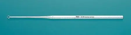 Miltex – Ear Curette Buck 10-1/2 Inch Length Octagonal Handle Size 3 Tip Straight Sharp Loop Tip – 19-268