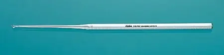 Miltex – Ear Curette Buck 6-1/2 Inch Length Octagonal Handle Size 00 Tip Straight Sharp Loop Tip – 19-260