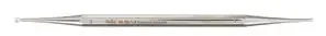 Miltex – Excavator Curette 5 Inch Length Solid Octagonal Handle 1.5 mm Tip Straight Fenestrated Round Cup Tip – 40-58/1