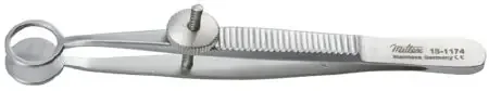 Miltex – Forceps Lambert 3-1/2 Inch Length OR Grade German Stainless Steel NonSterile NonLocking Thumb Handle Straight Serrated Tip – 18-1174