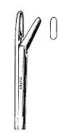 Miltex – Forceps Takahashi 4-1/2 Inch Length OR Grade German Stainless Steel NonSterile NonLocking Spring Handle Angled Angular Tip – 20-570