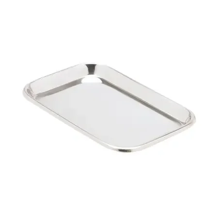 Miltex – Instrument Tray Non Perforated Mayo Stainless Steel 23/32 X 6-1/2 X 10 Inch – 3-926