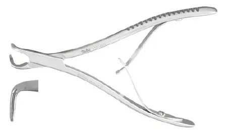 Miltex – Microsurgical Rongeur Friedman 90° Angled Tip 1.3 mm Bite X 5-1/2 Inch Length – 17D-4802