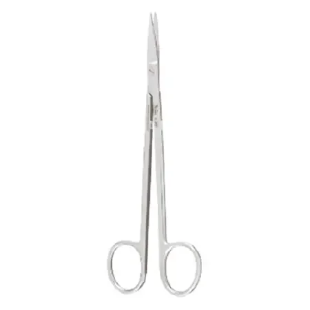 Miltex – Operating Scissors Kelly 6-1/4 Inch Length OR Grade German Stainless Steel NonSterile Finger Ring Handle Straight Blade Sharp Tip / Sharp Tip – 5D-251