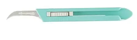 Miltex – Safety Scalpel No. 12 Stainless Steel / Plastic Classic Grip Handle Sterile Disposable – 4-512