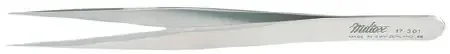 Miltex – Splinter Forceps Swiss-Jeweler 4-3/4 Inch Length Surgical Grade NonMagnetic Stainless Steel NonSterile NonLocking Thumb Handle Straight Fine Tips – 17-301